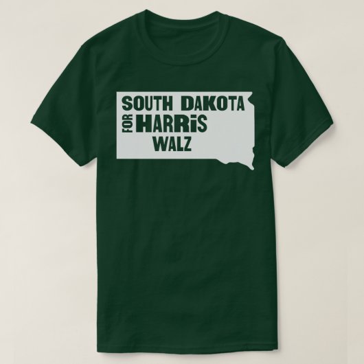 South Dakota voor Walz T-shirt (Design voorkant)