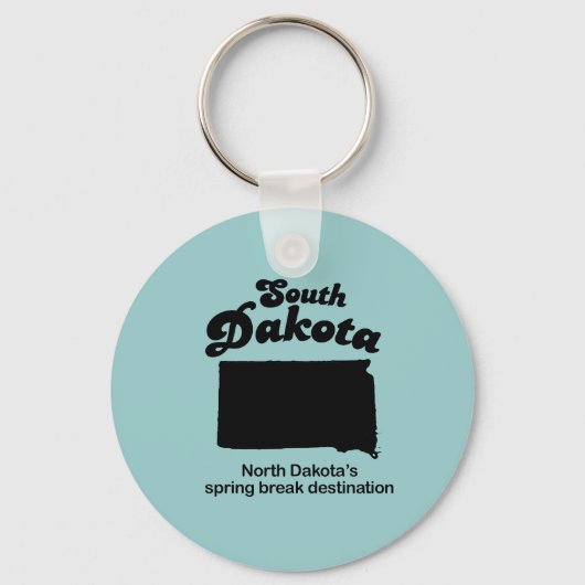 South Dakota - Voorjaarspauze van North Dakota Sleutelhanger (Voorkant)