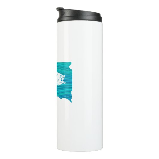 South Dakota Wave Vist Thermosbeker (Geroteerd rechts)