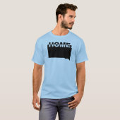South Dakota weg van de T - shirts van de staat T- (Voorkant volledig)