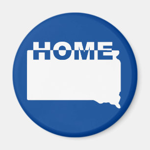 South Dakota weg van State Fridge Magnet