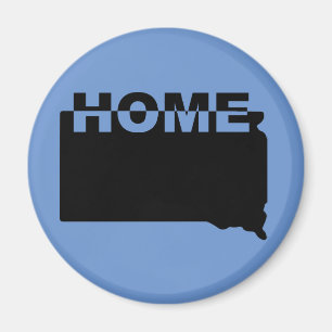 South Dakota weg van State Fridge Magnet