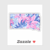 South Dakota - Zomerse Sticker - Lilly Inspired (Vel)