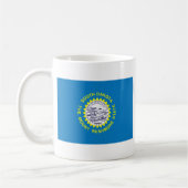 South Dakotan Flag + Kaart Mok (Links)