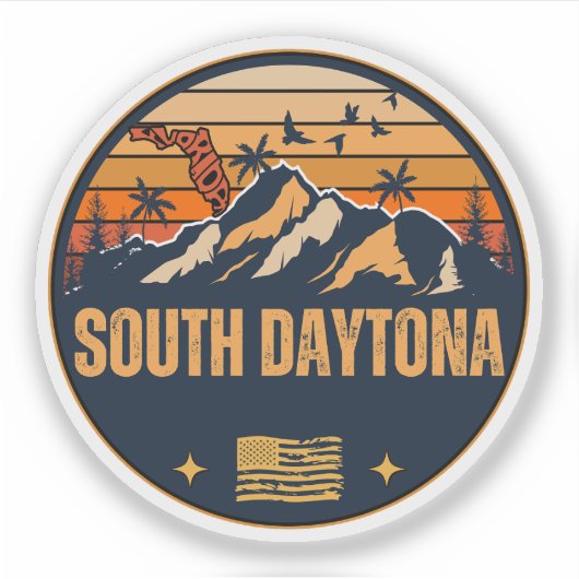 South Daytona, Florida Sticker (Voorkant)