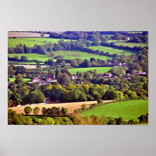 South Downs Beacon Hill Hampshire England Poster (Voorkant)