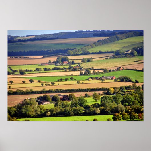 South Downs Beacon Hill Hampshire England Poster (Voorkant)