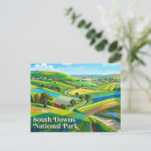 South Downs Nationaal Park Engeland Briefkaart (Staand voorkant)