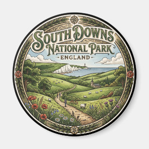 South Downs Nationaal Park Engeland Magneet