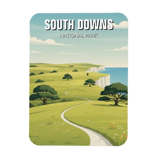 South Downs Nationaal Park Engeland Reis Magneet (Verticaal)