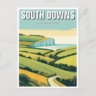 South Downs Nationaal Park Engeland Reizen Briefkaart