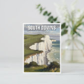 South Downs National Park England Travel Briefkaart (Staand voorkant)