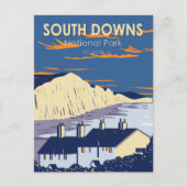 South Downs National Park Seven Sisters England Briefkaart (Voorkant)