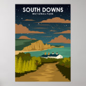 South Downs National Park Travel Poster (Voorkant)