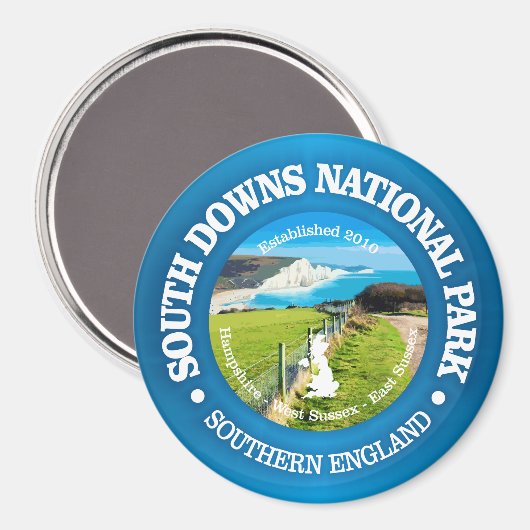 South Downs NP Magneet (Voorkant / Achterkant)