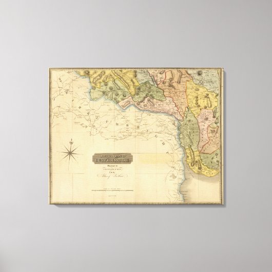 South Dumfriesshire Canvas Afdruk (Voorkant)