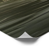 South East Asia Old House op een moeraslandschap Poster (Hoek)