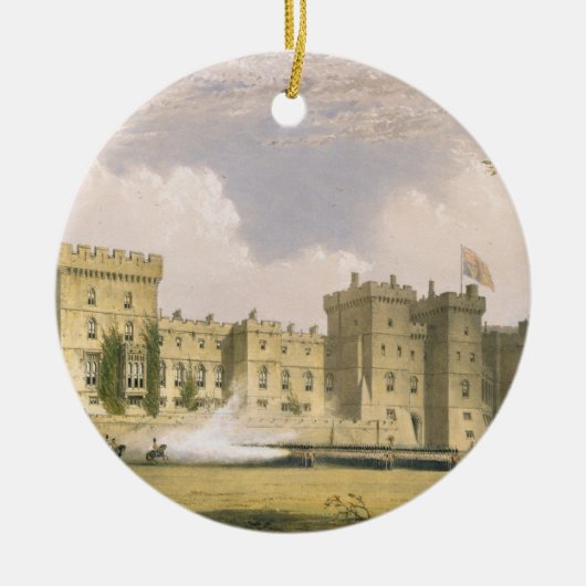 South East Uitzicht of Windsor Castle uit 'Windsor Keramisch Ornament (Voorkant)