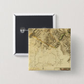 South Edinburgh Shire Vierkante Button 5,1 Cm (Voorkant /achterkant)