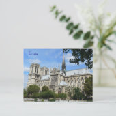 South Facade, Notre Dame Cathedral, Parijs, Frankr Briefkaart (Staand voorkant)