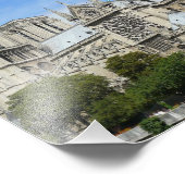 South Facade, Notre Dame Cathedral, Parijs, Frankr Foto Afdruk (Hoek)