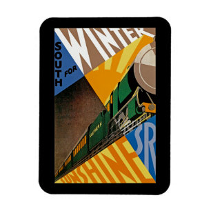 South for Winter Sunshine Magneet