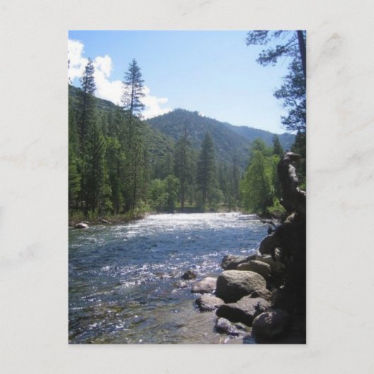 South Fork Kings River, King's Canyon, CA Briefkaart (Voorkant)