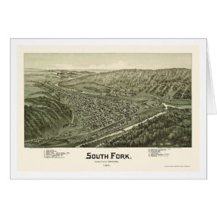 South Fork, PA Panoramic Map - 1900