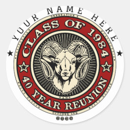 South Gate High School rammen rond Sticker 6 of 20