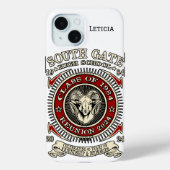 South Gate High School Rams iPhone Case met Naam (Achterkant)