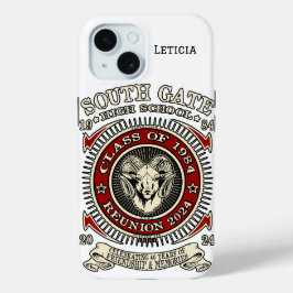 South Gate High School Rams iPhone Case met Naam