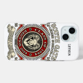 South Gate High School Rams iPhone Case met Naam (Achterkant (horizontaal))