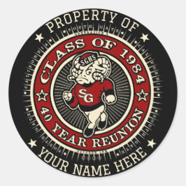 South Gate High School Ramsey Vastgoed Stickers 6
