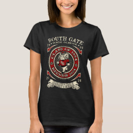 South Gate High School T-shirt Ramsey voor & achte