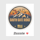 South Gate Ridge, Florida Sticker (Vel)