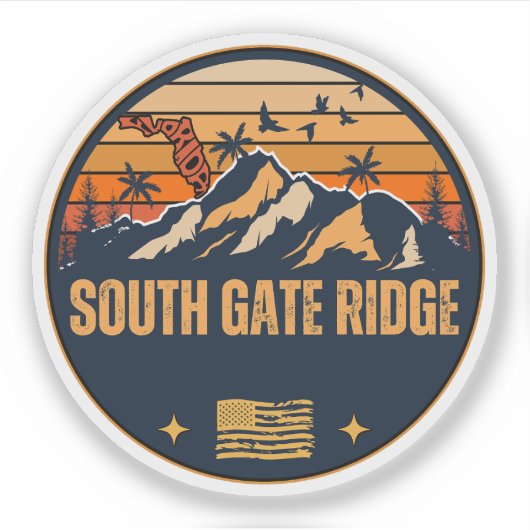 South Gate Ridge, Florida Sticker (Voorkant)