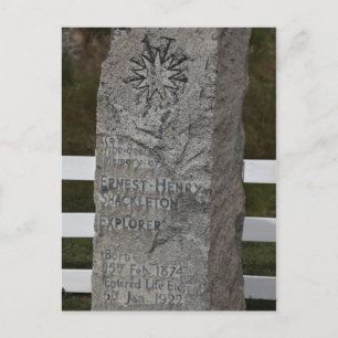 South Georgia Island - Shackleton Grave (close-up) Briefkaart