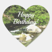 South Happy Birthday 0365 Hart Sticker (Voorkant)