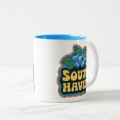 South Haven 70s Retro Michigan  Koffie Mok (Voorkant rechts)