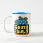 South Haven 70s Retro Michigan Koffie Mok (Links)