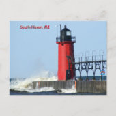 South Haven Lighthouse Briefkaart (Voorkant)