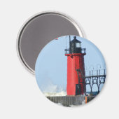 South Haven Lighthouse Magneet (Voorkant / Achterkant)