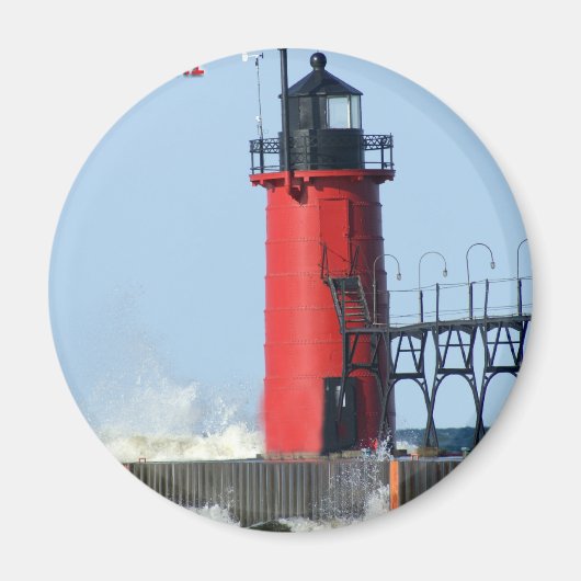 South Haven Lighthouse Magneet (Voorkant)