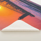 South Haven, MI Lighthouse Sherpa Blanket Sherpa Deken (3/4)