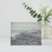 South Haven, Michigan Icebergs vuurtoren Briefkaart (Staand voorkant)