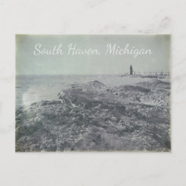 South Haven, Michigan  Icebergs vuurtoren Briefkaart