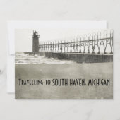 South Haven Michigan Kaart (Voorkant)