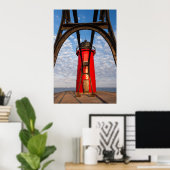 South Haven, Michigan Lighthouse en Catwalk Print (Thuiskantoor)