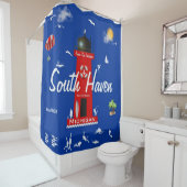South Haven, Michigan Shower Curtain Douchegordijn (In situ)