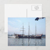 South Haven Michigan Tall Ship 1976, Verenigde Sta Briefkaart (Voorkant / Achterkant)